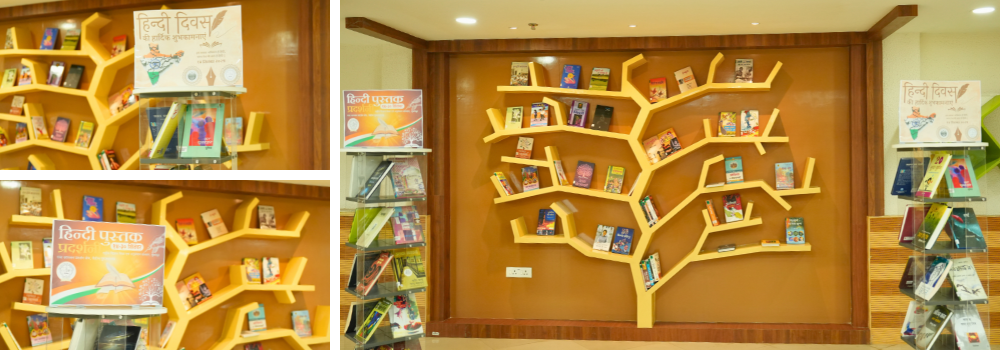 Hindi Book Display for Hindi Divas 2025