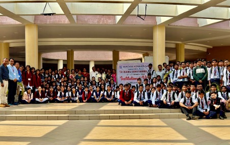 With School Children from all over Odisha at NISER